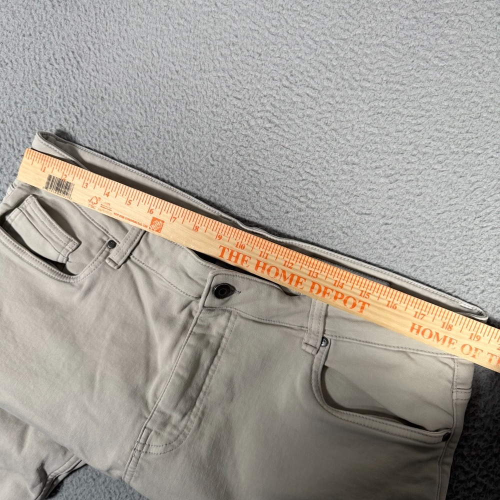 The Perfect Jean NYC Pants Mens 38x36 Tan Denkhaki Slim Thick Stretch Casual TPJ - Picture 5 of 7